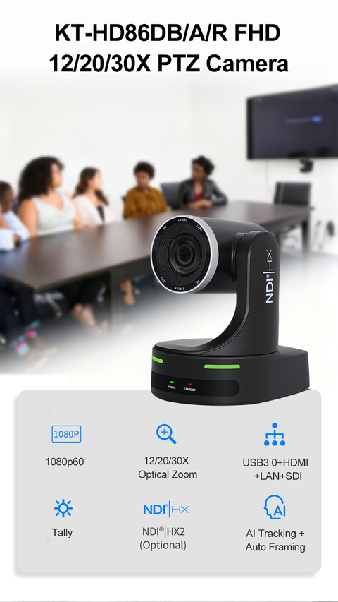Caméra PTZ (20X) KT- HD86AN HDKATOV